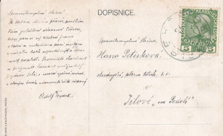 Adolf Heyduk (1835 - 1923) - Podpis na pohlednici