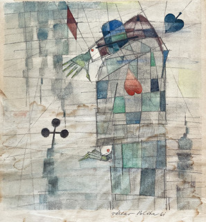Václav Bláha st. (1922 - 2021) - Ilustrace ke knize Vítězslav Nezval Edison I