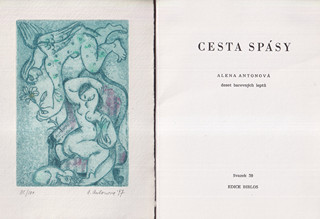 Alena Antonová (1930 - 2021) - Cesta spásy - deset barevných leptů