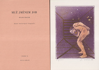 Milan Erazim (1946) - Muž jménem Job - deset barevných litografií