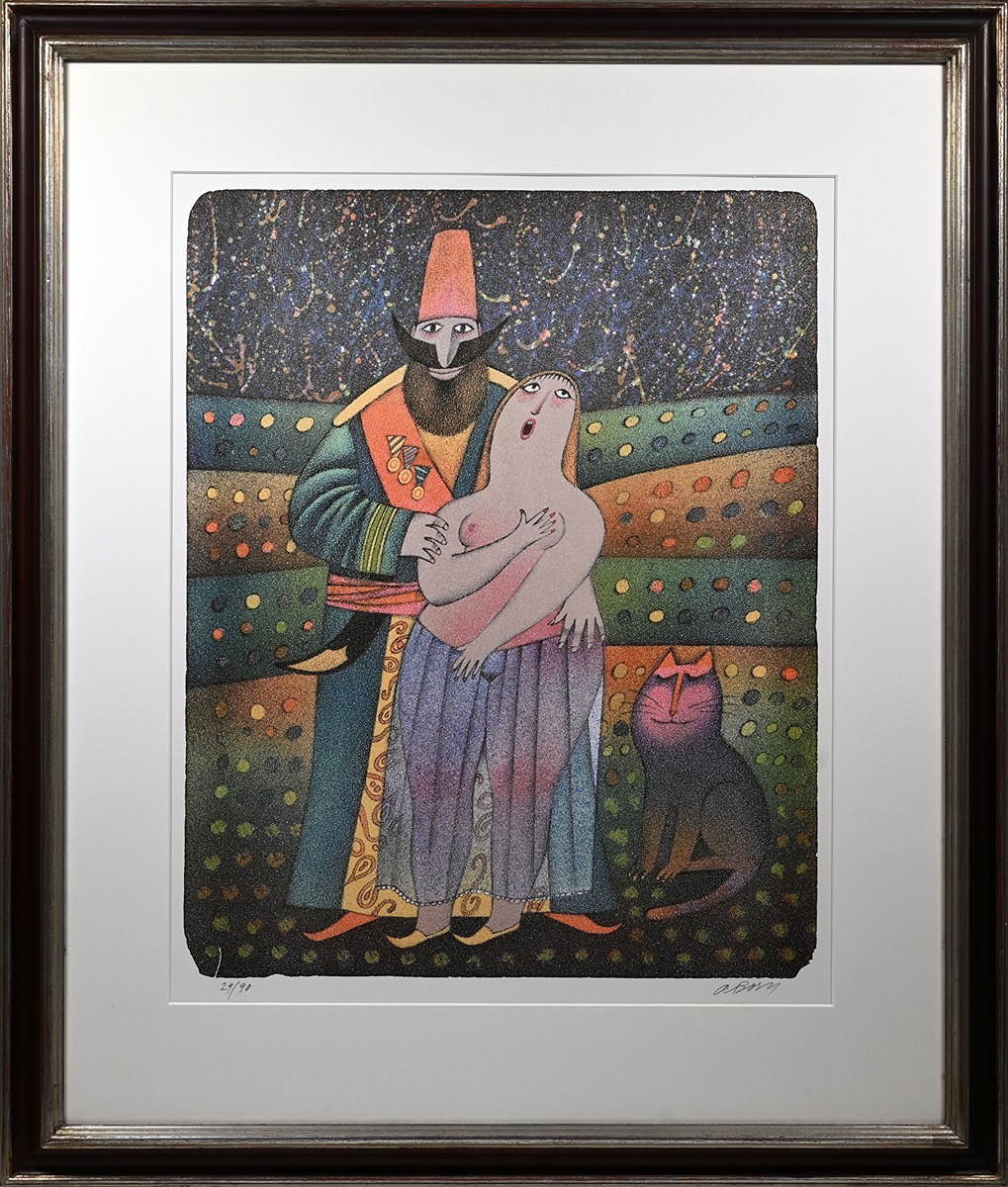 Adolf Born (1930 - 2016) - Turecký důstojník odvádějicí moravskou dívku