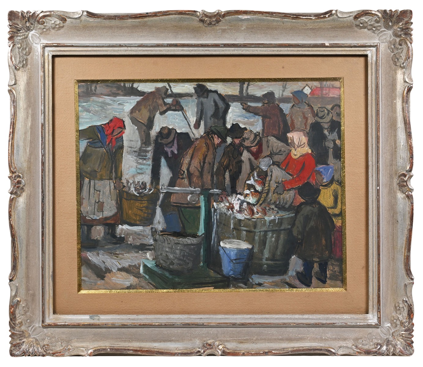 Vilém Wünsche (1900 - 1984) - Rybí trh