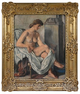 Karel Skála (1908 - 2001) - Žena po koupeli