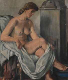 Karel Skála (1908 - 2001) - Žena po koupeli