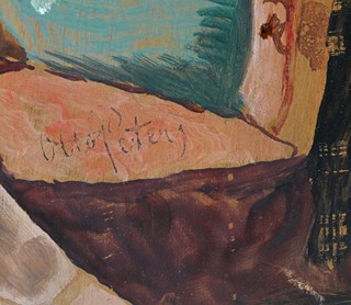 Otto Peters (1882 - 1970) - Dáma v křesle |