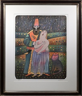 Adolf Born (1930 - 2016) - Turecký důstojník odvádějicí moravskou dívku