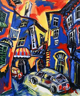 Drahoslav Šolta (1960) - Auta před hotelem