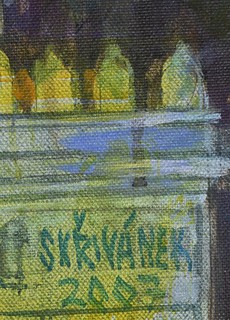 Jaromír Skřivánek (1923 - 2010) - Pálitana v noci - velký formát
