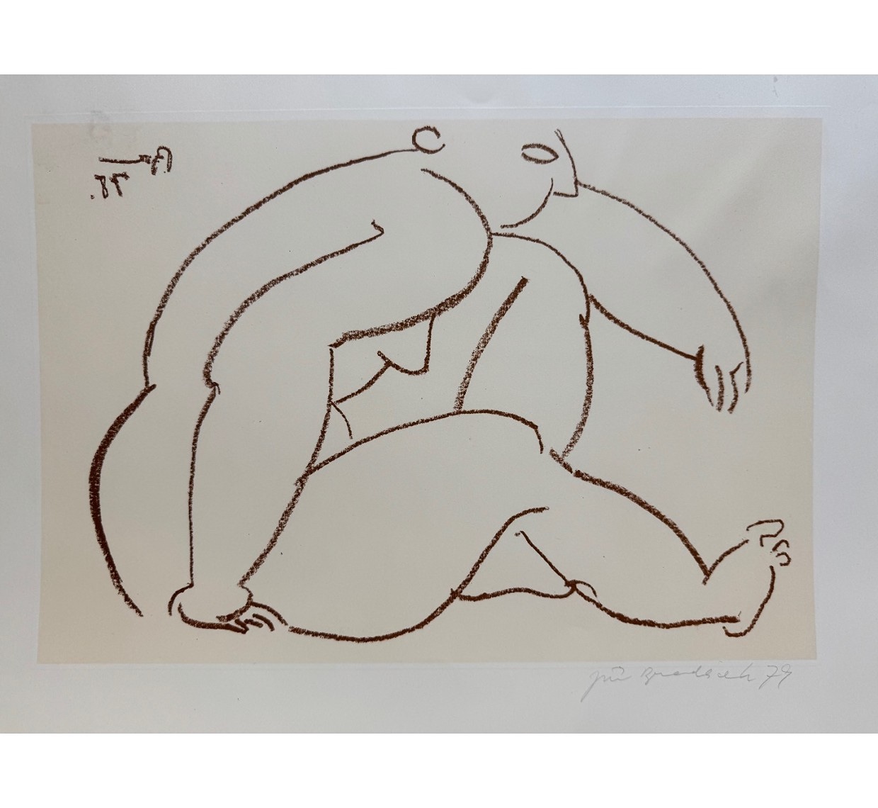 Jiří Bradáček (1922 - 1984) - Sedici akt