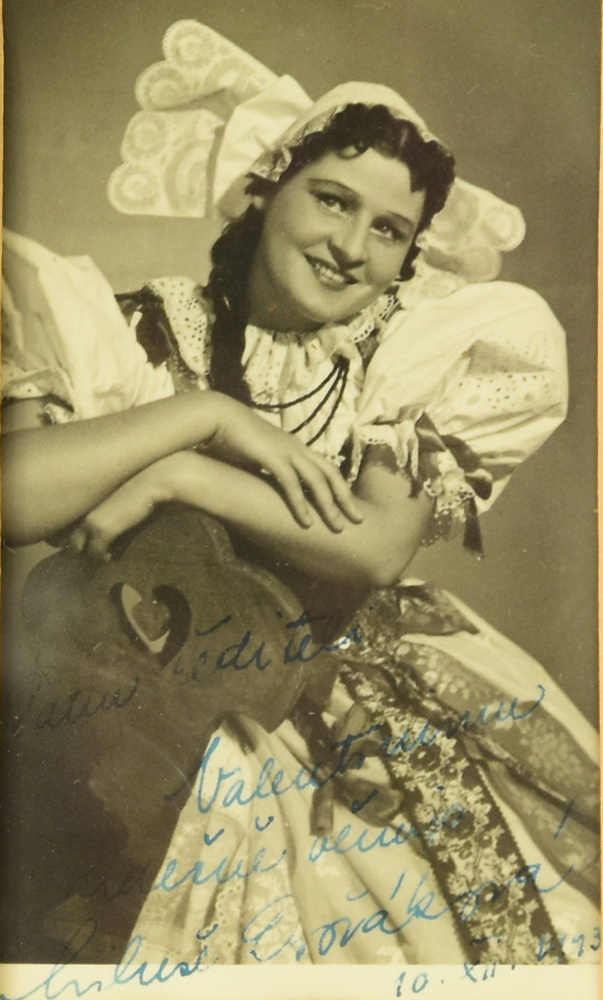 Autografy, podpisy - z kanceláře ředitele Ultraphonu Františka Valentiniho