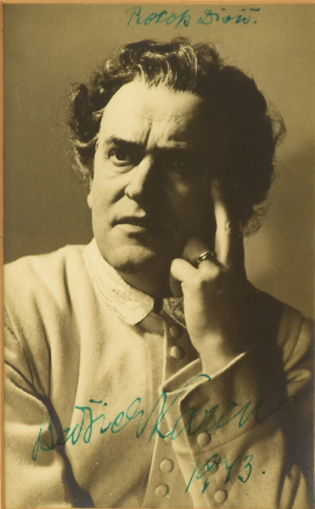 Autografy, podpisy - z kanceláře ředitele Ultraphonu Františka Valentiniho