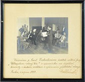 Autografy, podpisy - z kanceláře ředitele Ultraphonu Františka Valentiniho