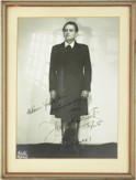 Autografy, podpisy - z kanceláře ředitele Ultraphonu Františka Valentiniho