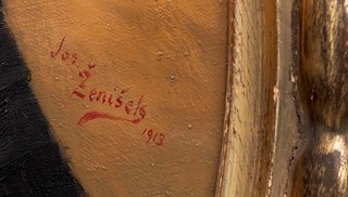 Ženíšek Josef (1855-1944) - Párové portréty "Muž" a "Žena"