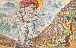 Bouda Cyril (1901-1984) - "Alegorie vinobraní - Svatý Václav"
