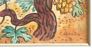 Bouda Cyril (1901-1984) - "Alegorie vinobraní - Svatý Václav"