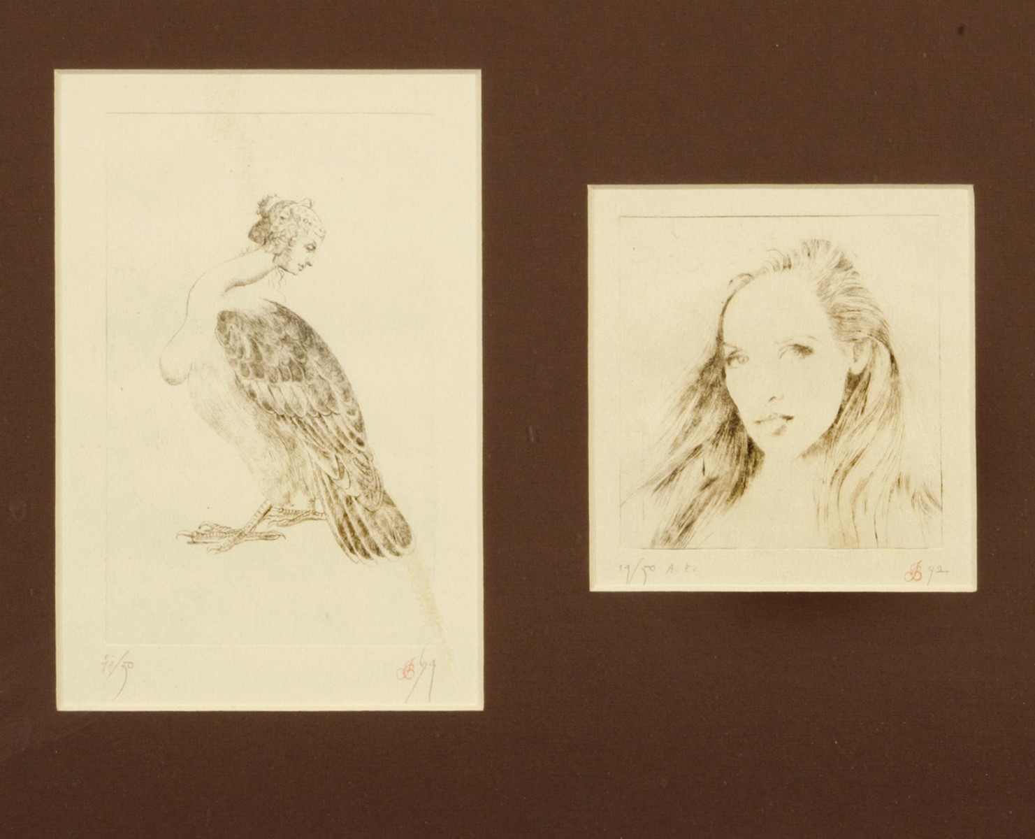 Běhounek Jiří (1929 - 2005) - Harpyje a dívka