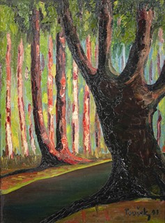 Ladislav (Láďa) Tousek (1895) - Strom u cesty