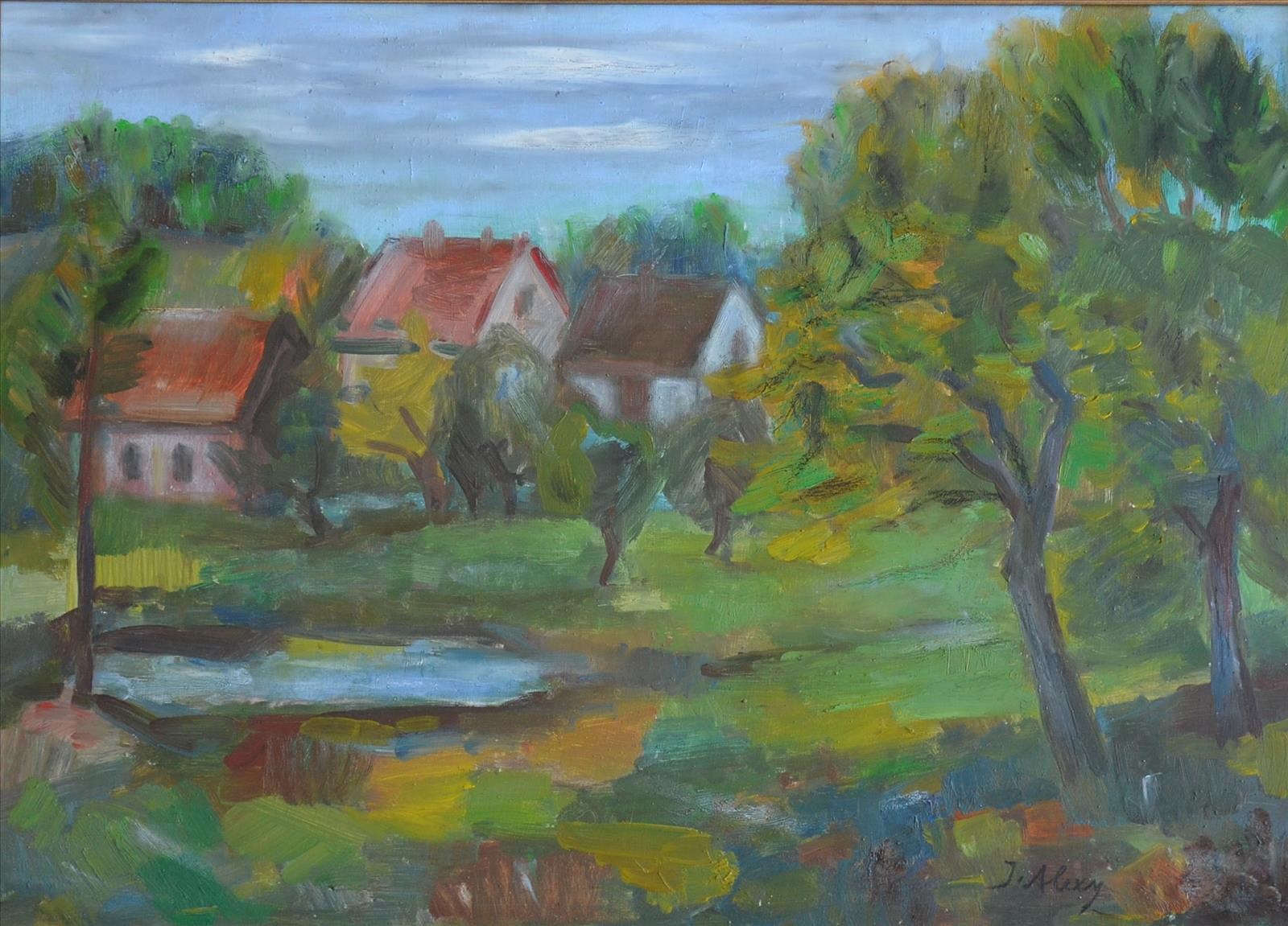 Janko Alexy (1894 - 1970) - Chalupy na Liptově