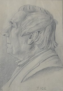 Jan Hála (1890 - 1959) - Starosta -  návrh plakety