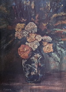 Ľudovít Csordák (1864 - 1937) - Kytice ve váze