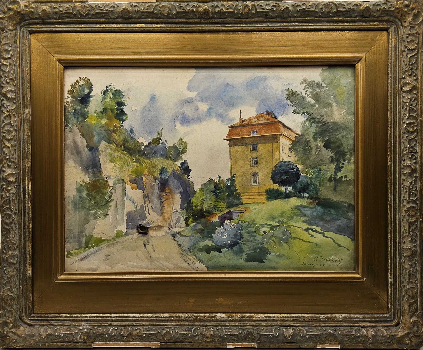 Oldřich Blažíček (1887 - 1953) - Partie z Jáchymova