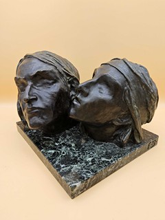 František Bílek - Hlavy slepců - z cyklu Život