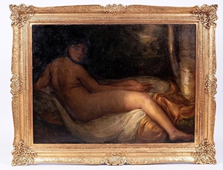 Bohumil Mareček (1884 - 1962) - Ležící dívčí akt