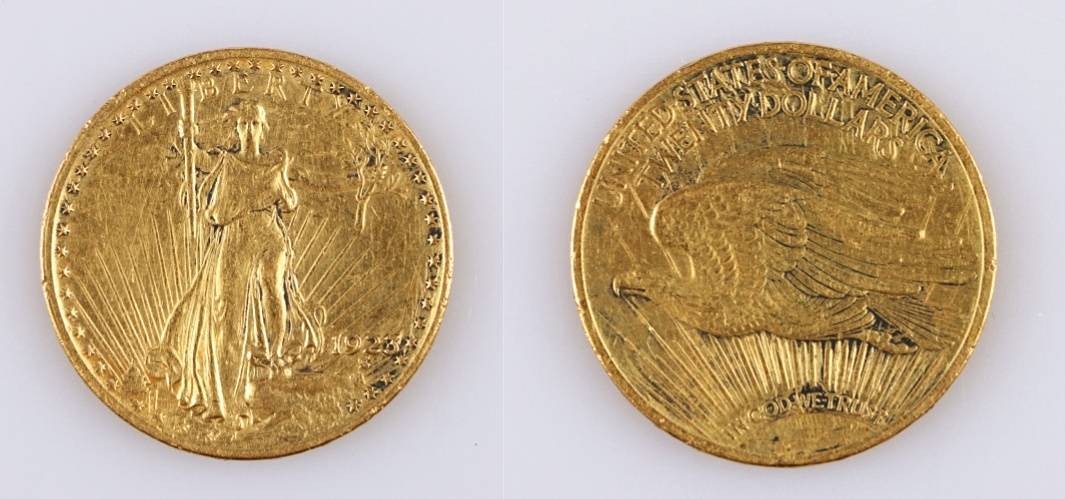 Zlatá mince: Saint-Gaudens Double Eagle, 20 dollar 1923