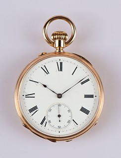 Zlaté kapesní hodinky A. Marenzeller Vienne - Patek Philippe & Co Geneve