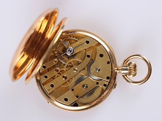 Zlaté kapesní hodinky A. Marenzeller Vienne - Patek Philippe & Co Geneve