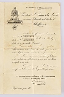 Zlaté pánské hodinky Schaffhausen s původní etuí a certifikátem