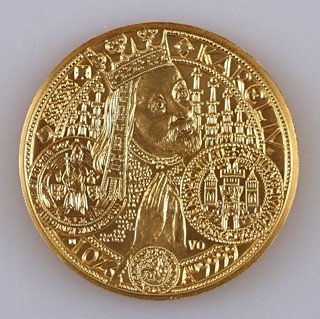 Sada zlatých mincí Karel IV, ČNB, emise 1998