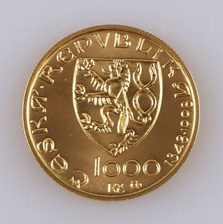 Sada zlatých mincí Karel IV, ČNB, emise 1998