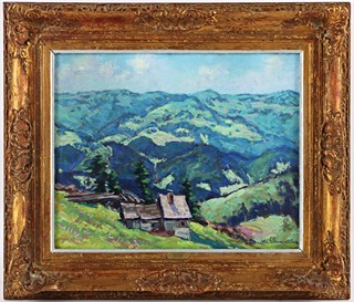 Alois Schneiderka (1896 - 1958) - Krajina v Beskydech