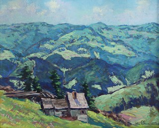 Alois Schneiderka (1896 - 1958) - Krajina v Beskydech