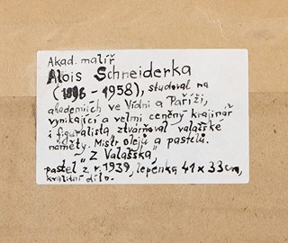 Alois Schneiderka (1896 - 1958) - Krajina v Beskydech