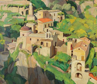 Oskar Brázda (1887 - 1977) - Motiv z Říma