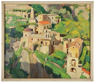 Oskar Brázda (1887 - 1977) - Motiv z Říma