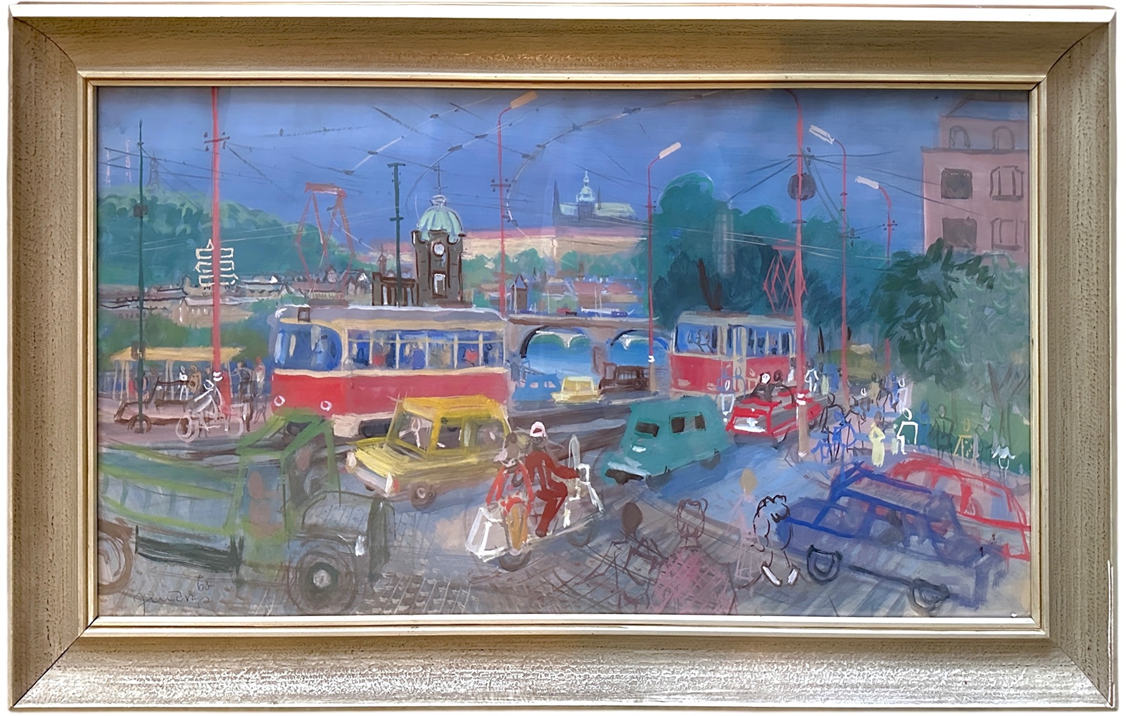 Jaromír Jindra (1895 - 1984) - Palackého náměstí v Praze