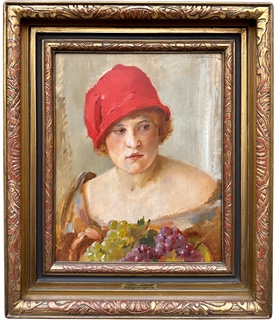 Emil Schovánek (1885 - 1947) - Portrét dívky