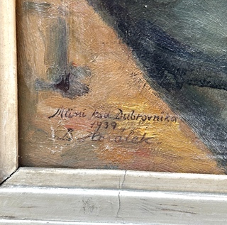 Bedřich Horálek (1913 - 1989) - Lodě u Dubrovníka