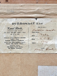 Karel Hodr (1910 - 2002) - Karlův most