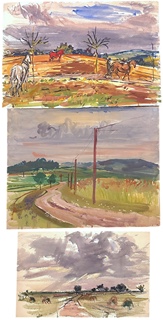 Vojtěch Sedláček (1892 - 1973) - Konvolut 3x malba