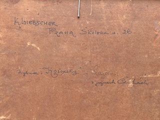 Karel Liebscher (1851 - 1906) - Rybník Kořenský u Lažan v jižních Čechách
