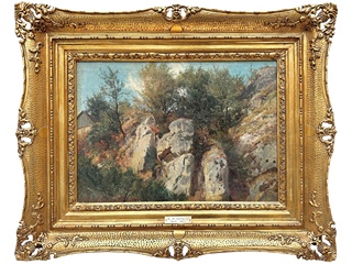 Alois Kirnig (1840 - 1911) - Stromoví ve skalách