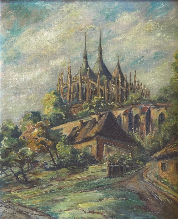 Charvát František, (1886 - 1954),  chrám Sv. Barbory v Kutné Hoře