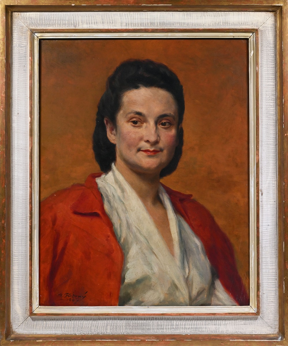 Vladimír Stříbrný (1905 - 1970) - Portrét ženy
