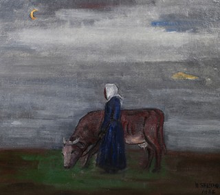 Helena Salichová (1895 - 1975) - Na pastvě