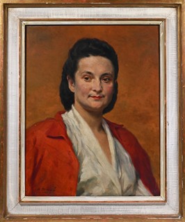 Vladimír Stříbrný (1905 - 1970) - Portrét ženy